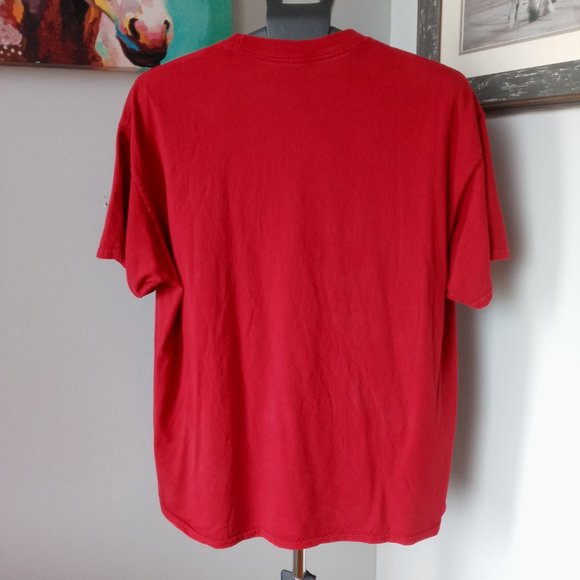 Red Hot Chili Peppers Asterisk red Tee size XL - Picture 2 of 5